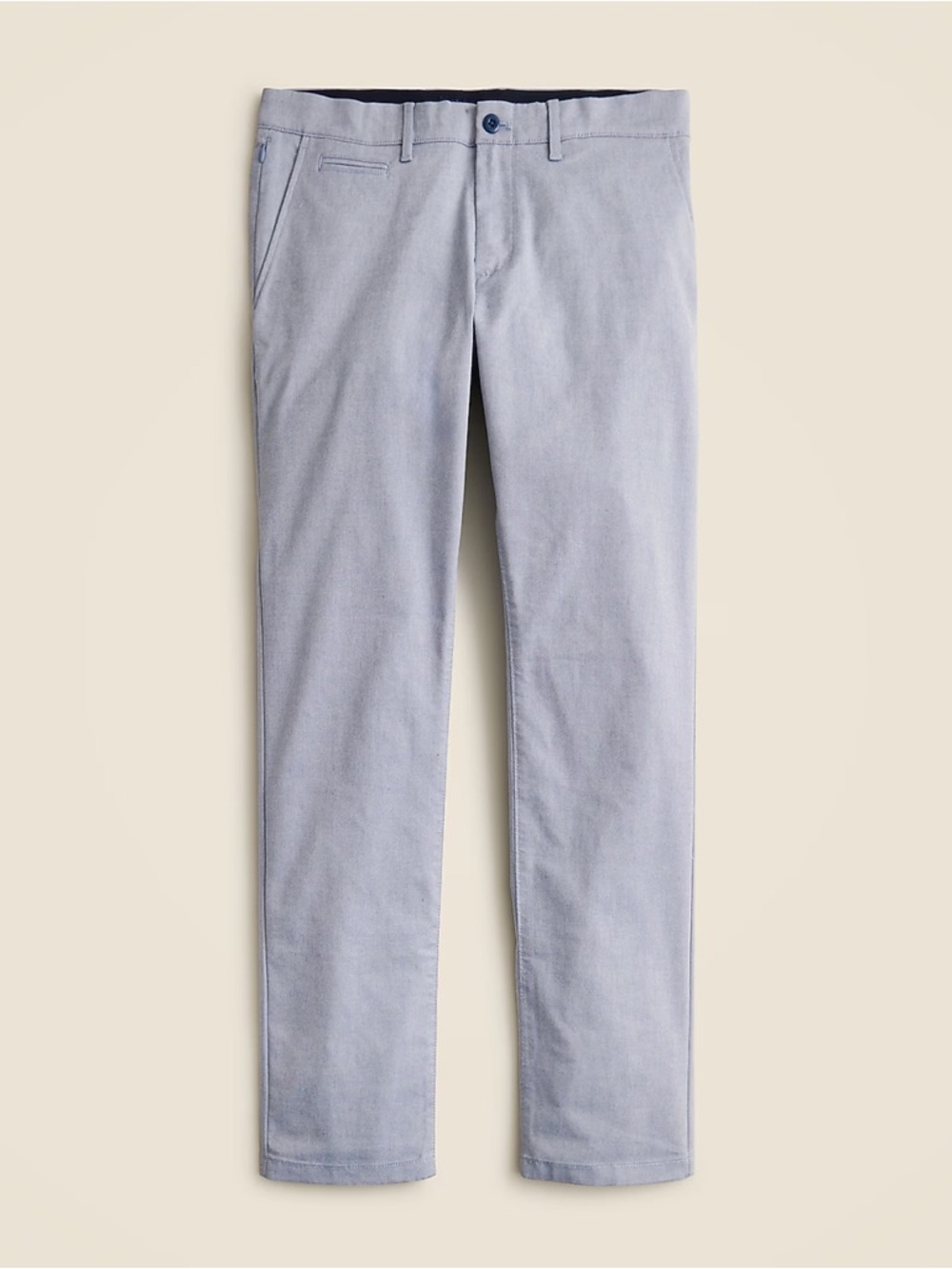 J.Crew 484 Slim-Fit Tech Oxford Pant in Light Blue Size 35x32